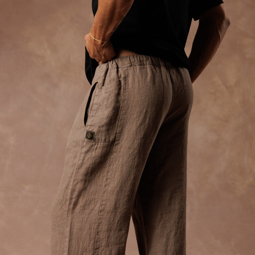 AER LINEN PANT / DOPE TAUPE